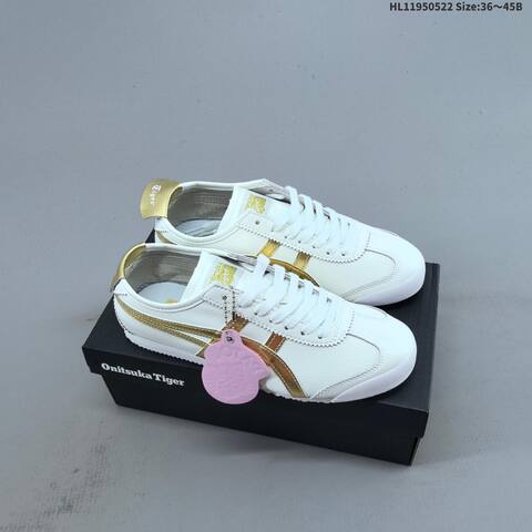 Onitsuka Tiger MEXICO 66 Cream Brown White Gold EU 36-45 Sneaker Casual Sneakers - Unisex (BS-68812)