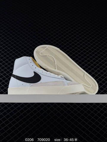 Nike Blazer Mid 77 Vintage Black White Sail EU 36-45 Casual - Unisex (BS-72802)
