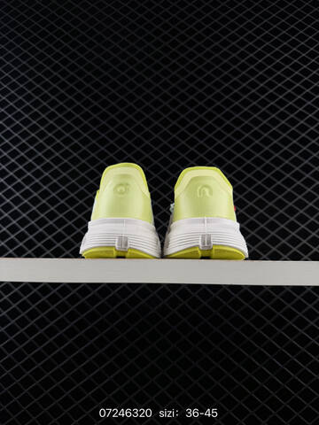 On Running Cloud 6 Coast White Light Blue Orange Lime EU 36-45 Running Shoe Running Sneakers - Unisex (BS-84995)