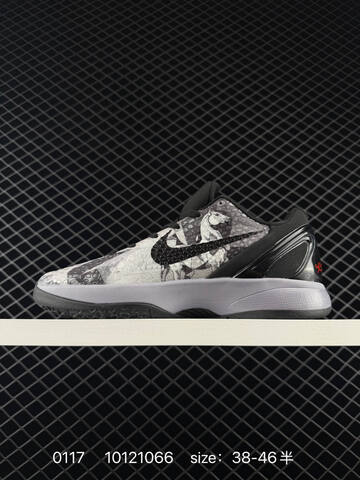 Nike Zoom Kobe 6 CNY Black White Gray With Red Accents 38-46 5 Basketball - Unisex (BS-73108)