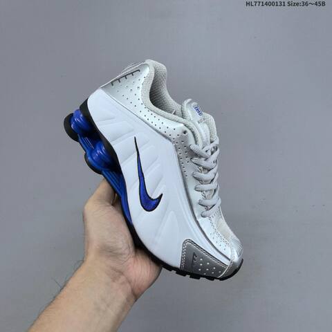 Nike Shox R4 Black Silver Pink White Blue EU 36-45 Running Shoe - Unisex BS-61611