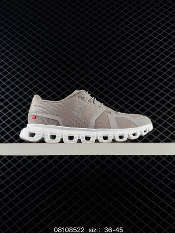 On Cloud 5 Fog White Or All Black EU 36-45 Running Shoe Running Sneakers - Unisex BS-84921