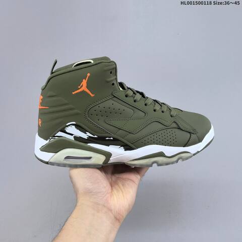 Jordan Air Jordan MVP 678 White Olive Green Red Orange 36 45 Basketball - Unisex (BS-66929)
