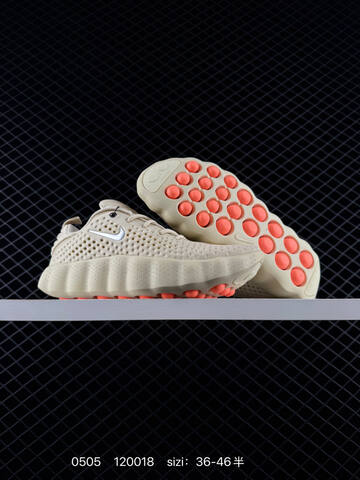 Nike HQ4308-003 Sail Light Bone With Bright Coral Outsole Pods EU 36-46 5 Casual - Unisex (BS-71688)