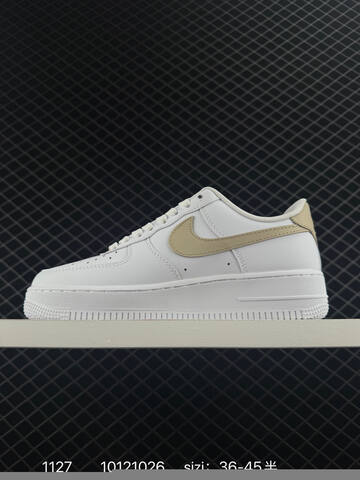 Nike Air Force 1 07 White Beige EU 36-45 Lifestyle - Unisex (BS-73971)