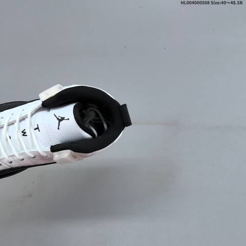Jordan Air Jordan 12 Retro White Black 40 48 5B Basketball - Men's (BS-66021)