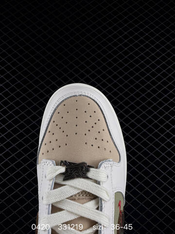Nike SB Dunk Low IQ1118-220 CNY Pegasus Pack White Olive Green Khaki Dark Brown With Red Accents EU 36-45 Skate - Unisex (BS-71976)