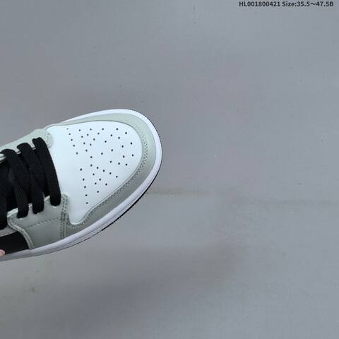 Jordan Air Jordan 1 Low Black Light Grey White Pink EU 35 5-47 5 Basketball - Unisex (BS-66100)