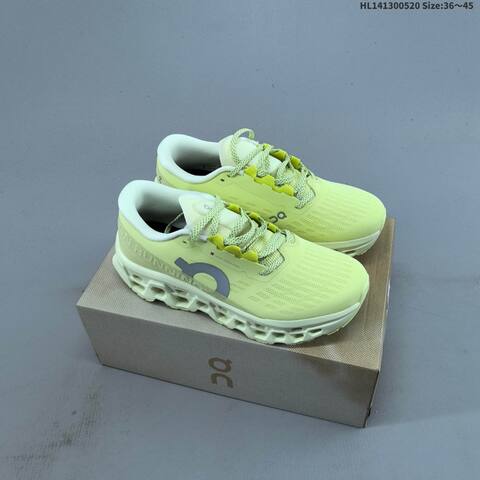 On Cloudmonster 3 Grey White Lime Mint Green EU 36-45 Running Shoe Running Sneakers - Unisex (BS-69534)