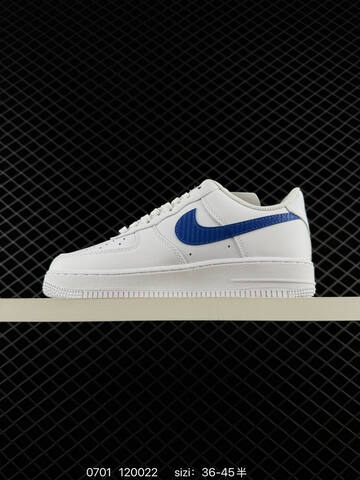 Nike Air Force 1 07 White Blue EU 36-45 Sneaker - Unisex (BS-70502)