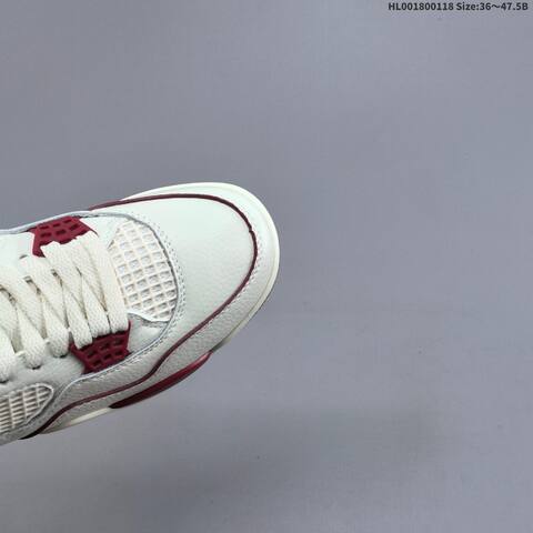 Jordan Air Jordan 4 Retro White Sierra Red EU 36-47 5 Basketball - Unisex (BS-66934)