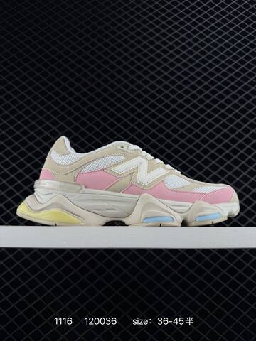 New Balance 9060 Beige White Pink Yellow Blue EU 36-45 Sneaker - Unisex (BS-82581)