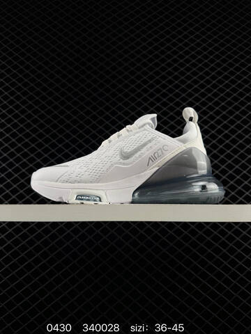 Nike Air Max 270 Flyknit White Green Black 36-45 Running - Unisex (BS-71762)