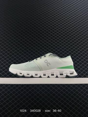 On Cloud X4 Mint Green White Gray EU 36-40 Running Shoe Running Sneakers - Unisex (BS-85478)