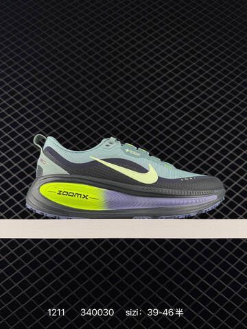 Nike Vomero 18 GTX Light Green Black Volt Purple EU 39-46 5 Running - Unisex (BS-73771)