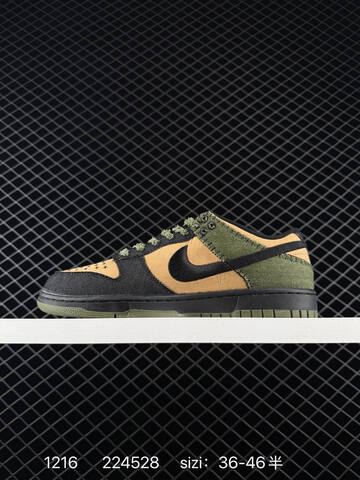 Nike SB Zoom Dunk Low Black White Navy Denim 36-46 5 Skate - Unisex (BS-73669)