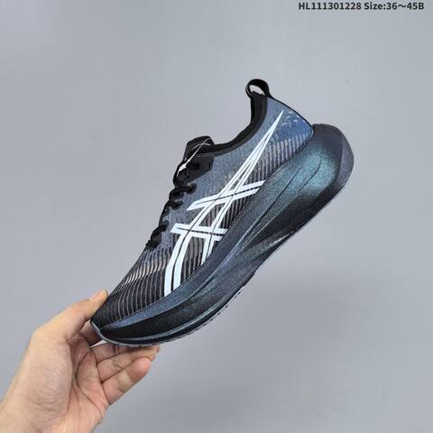 ASICS MEGABLAST 1013 A170 001 Blue Black White EU 36-45 Running Shoe Running Sneakers - Unisex (BS-69117)