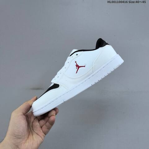 Jordan Court Connect White Black Red EU 40-45 Casual - Men's (BS-66167)