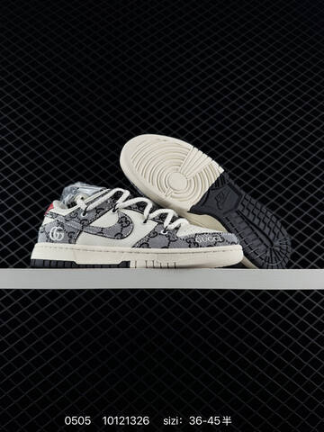 Nike Dunk Low Black White Grey EU 36-45 Lifestyle - Unisex (BS-71683)