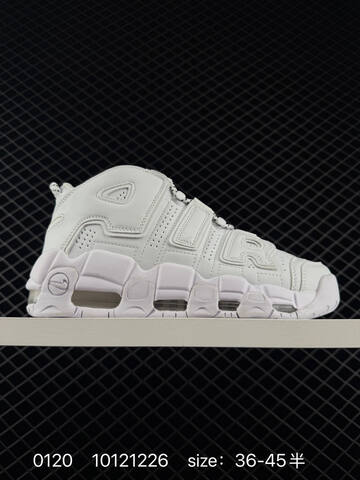 Nike Air More Uptempo Black White Red 36-45 Basketball - Unisex (BS-73057)