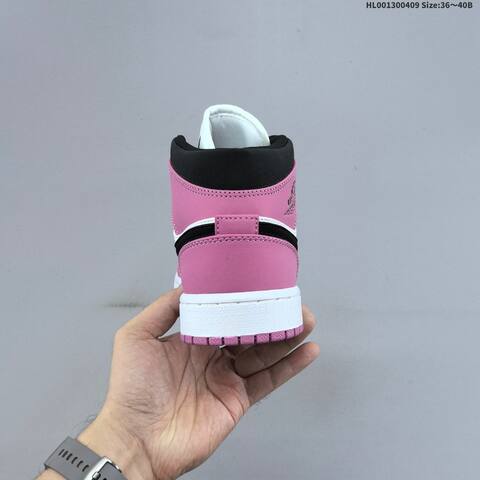 Air Jordan 1 Mid Berry AIR JORDAN 1 Aj1 Lifestyle (BS-66271)