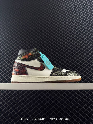 Jordan Air Jordan 1 RETRO HIGH OG XUANWU CNY White Black Metallic Gold Orange Sail EU 36-46 Basketball Shoe - Unisex (BS-80706)