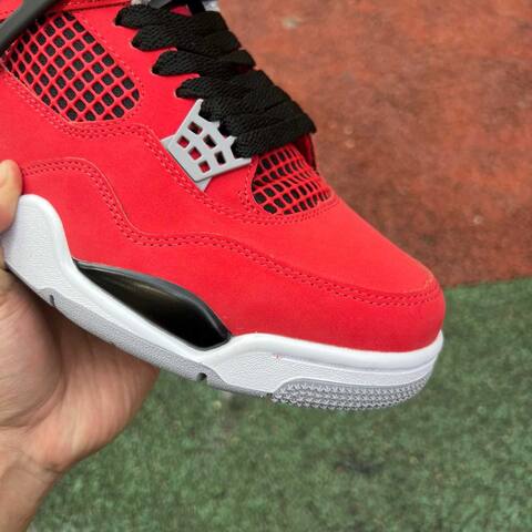 Jordan Air Jordan 4 Retro FQ8138 600 Fire Red White Black EUR 41 Basketball Shoe - Men s BS-87270