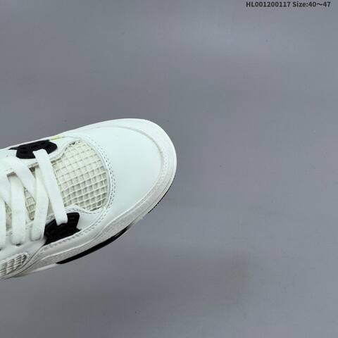 Jordan Air Jordan 4 Retro White Black Red EU 40-47 Basketball - Men's (BS-66950)