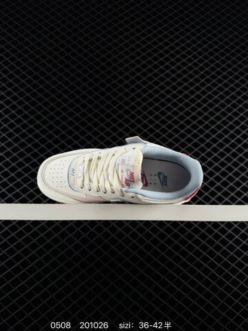 Nike Air Force 1 Low Shadow Off White Light Blue Pink Dark Red EU 36-42 Lifestyle - Unisex (BS-71621)