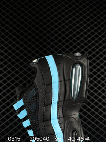 Nike Air Max 95 Black Blue 40-46 Lifestyle - Men's (BS-72637)
