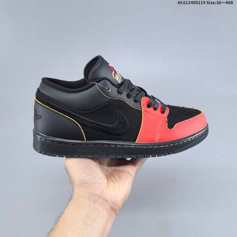 Jordan Air Jordan 1 Low Shattered Backboard Brown-white-burgundy EU 36-46 Casual - Unisex (BS-66970)