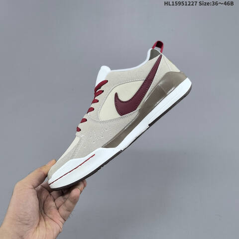 Nike Air Jordan CMFT Era Cream Beige White Burgundy 36 46 Casual - Unisex (BS-67230)