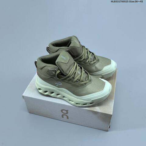 On Cloudhorizon 2 Mid WP Olive Dark Gray EU 36-45 Trail Shoe Trail Running Sneakers - Unisex (BS-69519)