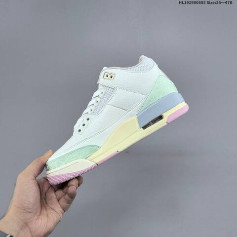 Jordan Air Jordan 3 Retro Sail And Jade Aura EU 36-47 Basketball - Unisex (BS-65802)