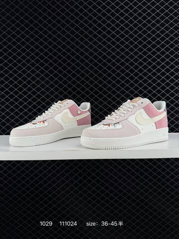 Nike Air Force 1 Low Pink White Cream EU 36-45 Lifestyle - Unisex (BS-74494)