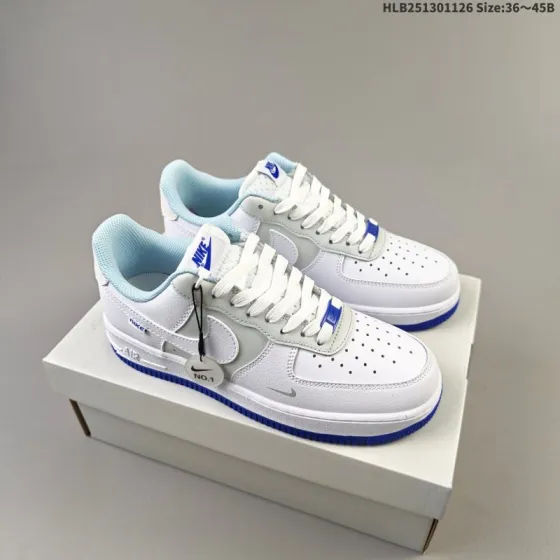 Nike Air Force 1 Low White Grey Blue Purple Beige EU 36-45 sneaker