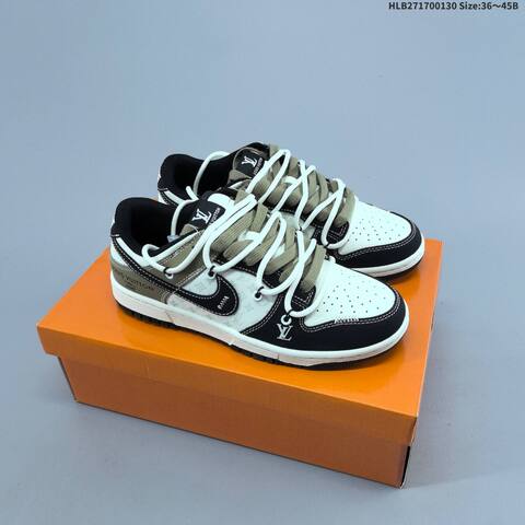 Nike Dunk SB Low Off White Navy Blue EU 36-45 Skate Shoe - Unisex BS-61641