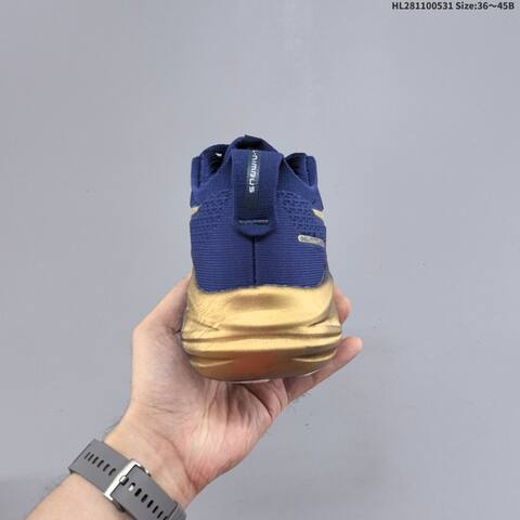 Asics Gel Nimbus 26 Navy Blue Gold White EU 36-45 Running Shoe Running Sneakers - Unisex (BS-68782)
