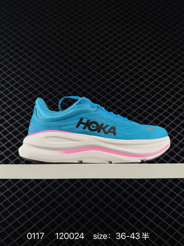 HOKA ONE ONE Bondi 9 Blue White Pink Black EU 36-43 Running Shoe Running Sneakers - Unisex (BS-86318)