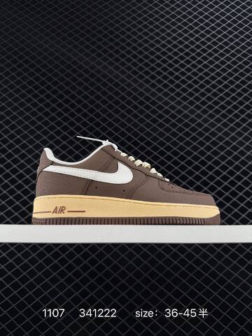 Nike Air Force 1 07 Brown White EU 36-45 5 Lifestyle - Unisex (BS-74316)