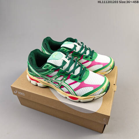 ASICS Gel-Cumulus 16 White Silver Pink EU 36-45 Running Shoe Running Sneakers - Unisex (BS-69188)