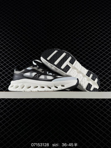 On Running Cloud 6 Coast Black White Grey EU 36-45 Running Shoe Running Sneakers - Unisex (BS-85039)