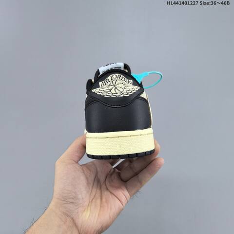 Nike Air Jordan 1 Low x Travis Scott Black Cream EU 36-46 Lifestyle - Unisex (BS-67239)