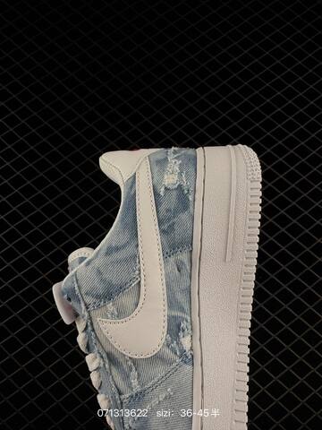 Nike Air Force 1 07 Low Light Blue White EU 36-45 Casual - Unisex (BS-70266)