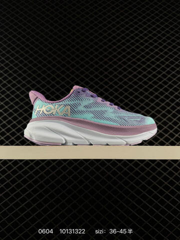 HOKA ONE ONE Clifton 9 Pink Blue White Beige Orange EU 36-45 Running Shoe Running Sneakers - Unisex (BS-86217)