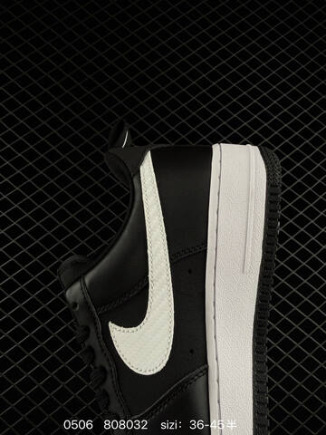 Nike Air Force 1 07 Black White EU 36-45 5 Casual - Unisex (BS-71667)