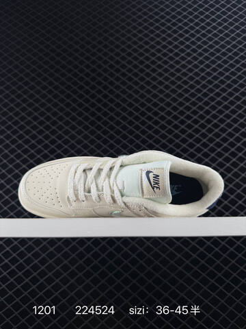Nike Dunk Low Cream White With Iridescent Silver And Navy 36-45 5 Skate - Unisex (BS-73907)