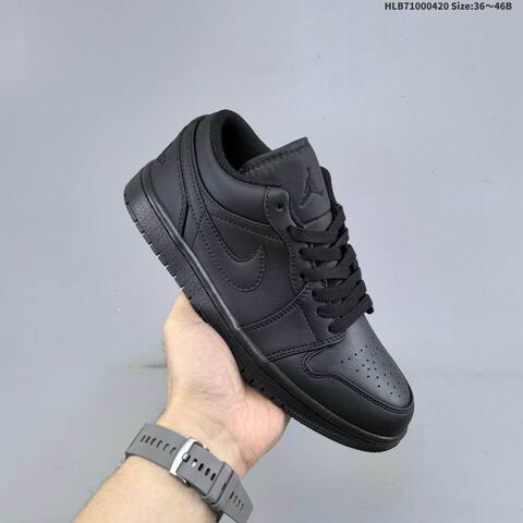 Jordan Air Jordan 1 Low Black White Gray EU 36-46 Basketball - Unisex (BS-66113)