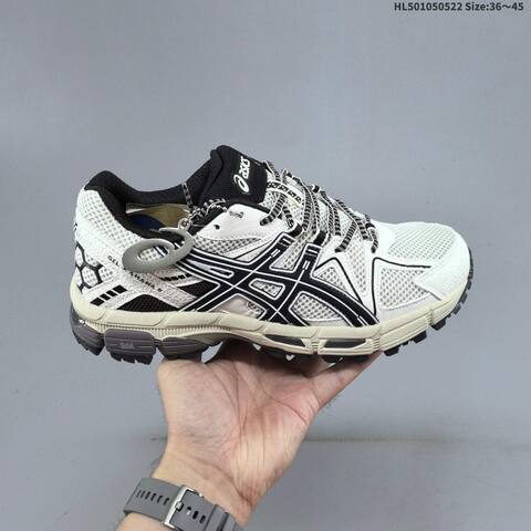 ASICS Gel-Kahana 8 Silver Grey Off White EU 36-45 Trail Shoe Trail Running Sneakers - Unisex (BS-68811)