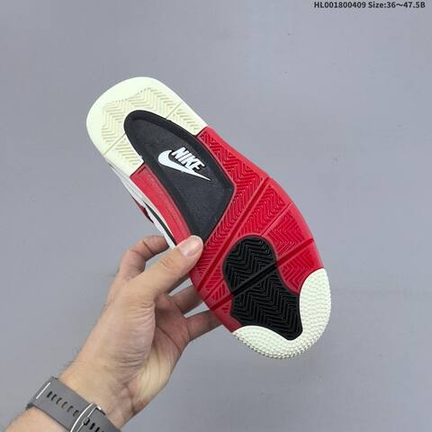 Nigel Sylvester x Air Jordan 4 Sail Cinnabar AIR JORDAN 4 Aj4 Lifestyle (BS-66277)